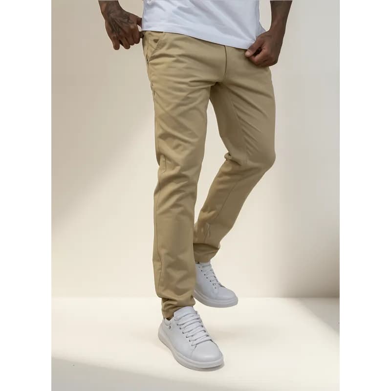 Calça Sarja Premium Masculina Sport Fino Bolso Faca/Bolso Embutido Várias Cores Com 2% De Elastano