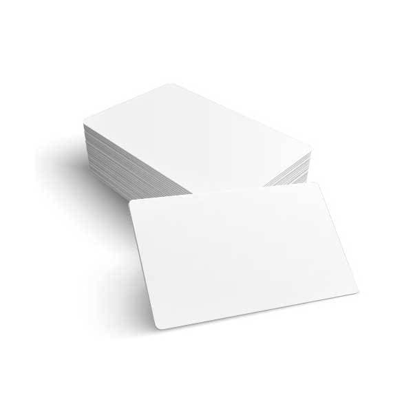 Kit 30 Cartão de PVC Branco Para Confecção de Crachá 0,76mm 54x86mm