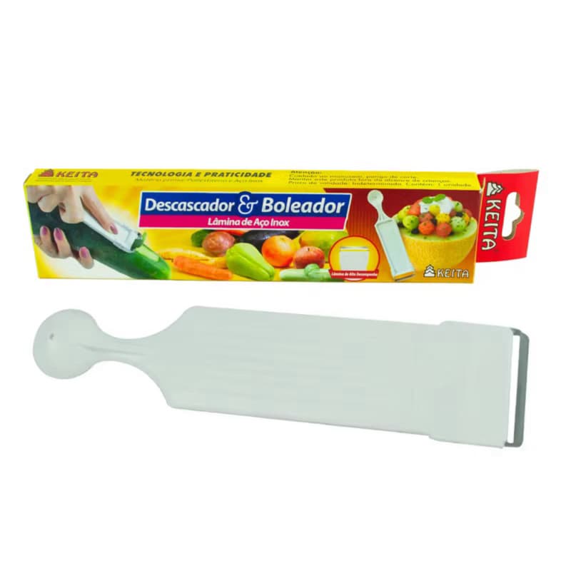 Descascador e Boleador 2 em 1 Keita - KIT -Para Batata, Frutas e Legumes