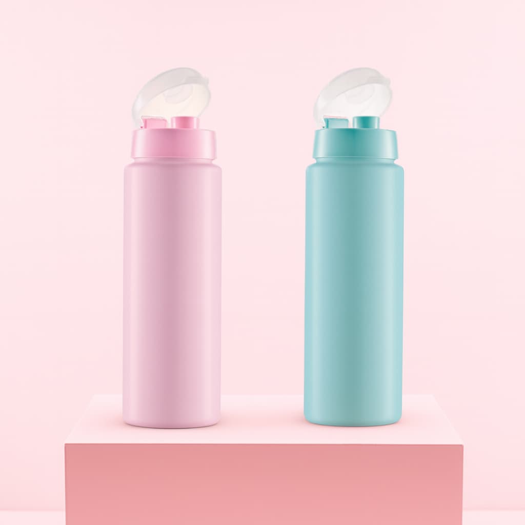 Garrafa De Água Squeeze Plástico 750ml Livre De Bpa Com Diferentes Cores Multiuso Academia Escola
