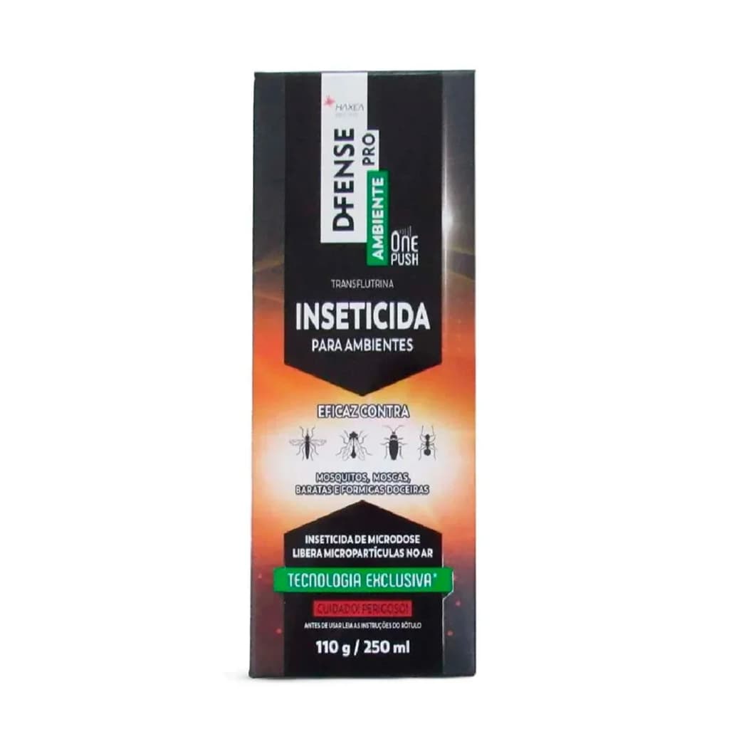 D-Fense Pró Ambiente Mata Pernilongo Moscas Mosquitos 250ml Spray Gatilho Manual Sem Gas