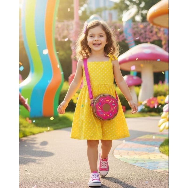 bolsa infantil donuts/ bolsa redonda infantil doces