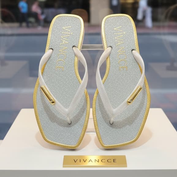 Chinelo Feminino Vivancce com Glitter Glamour Super macia ideal para o dia a dia a pronta entrega envio imediato