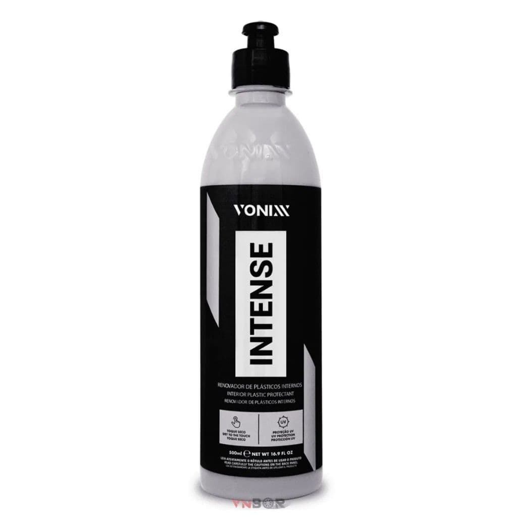 Intense Vonixx 500ml Renovador Restaurador Restaura Plasticos Plastico Interno Painel Porta Automotivo Plasticos em Gera