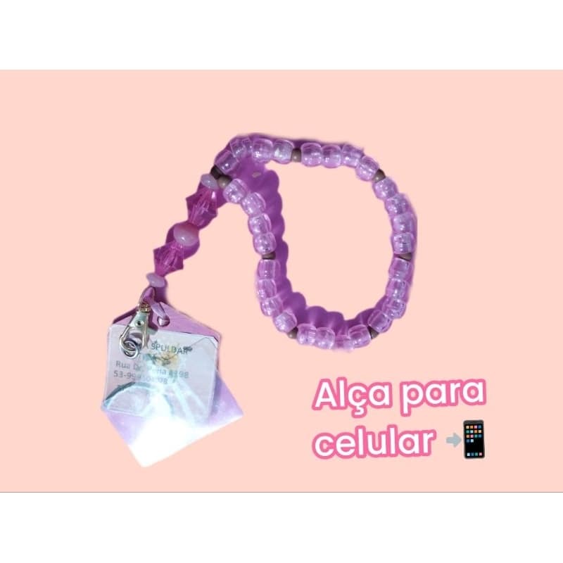 Pulseira de segurança para celular 📱e chaveiros 🔑