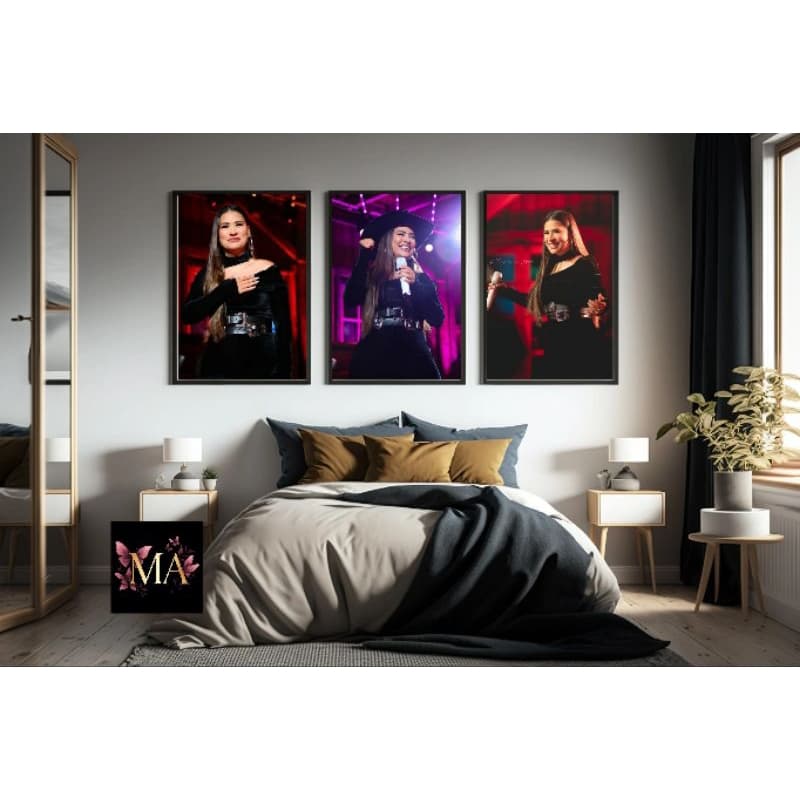 Quadros Decorativos Simone Mendes Cantora Sertanejo Para Sala Quarto Escritório Decoração MDF