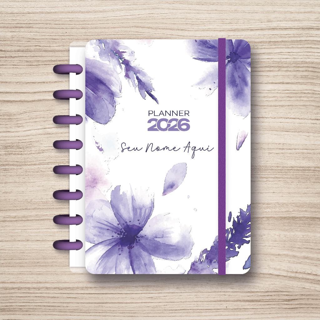 Planner 2026 com sistema de Discos Inteligente