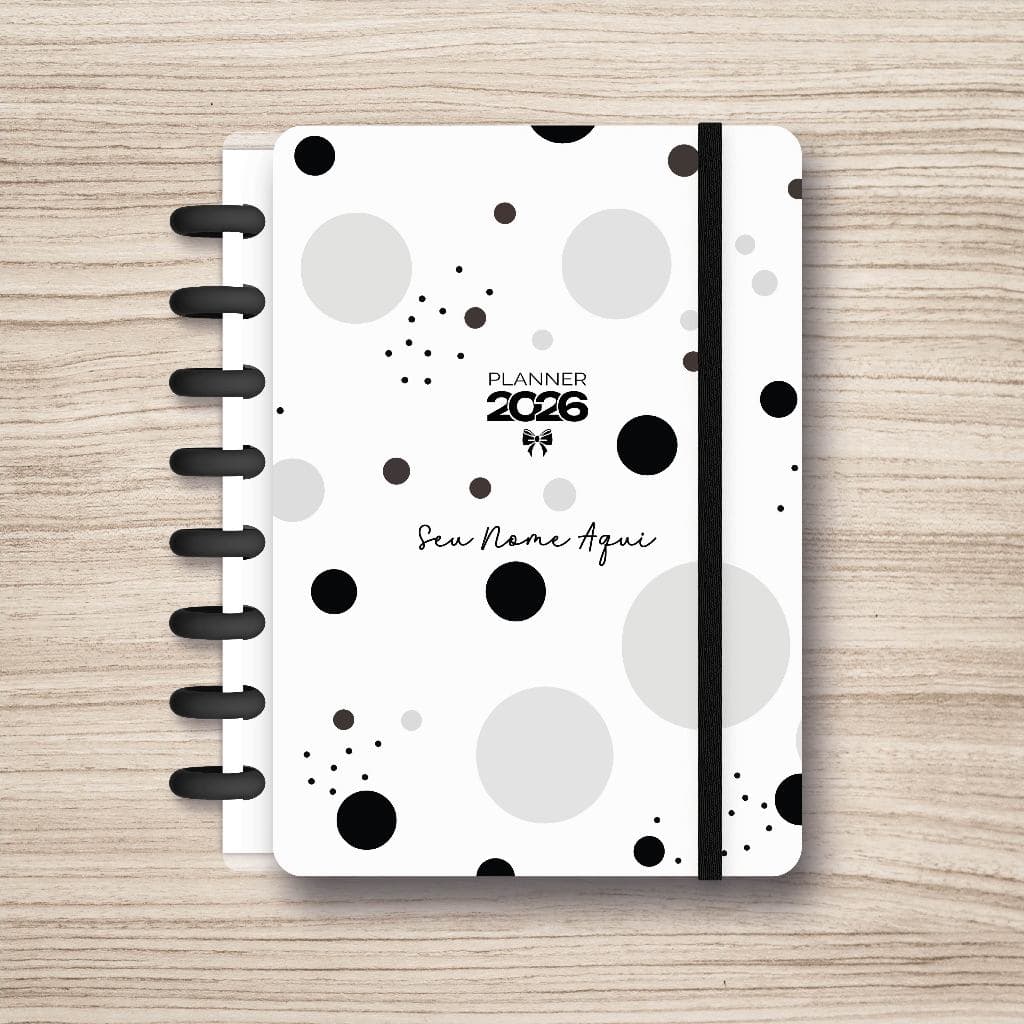 Planner 2026 com sistema de Discos Inteligente