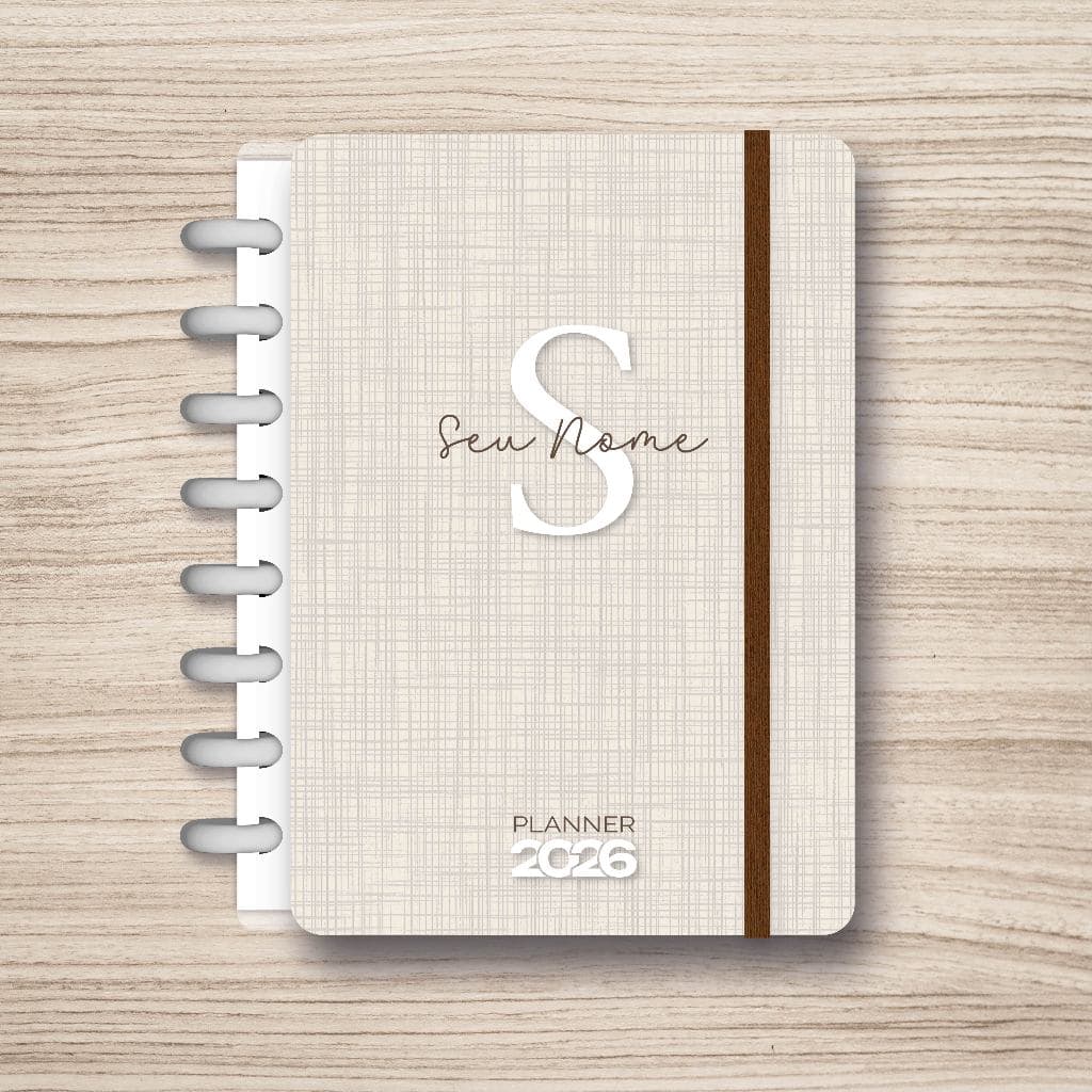 Planner 2026 com sistema de Discos Inteligente