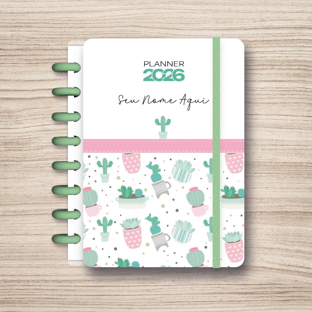 Planner 2026 com sistema de Discos Inteligente