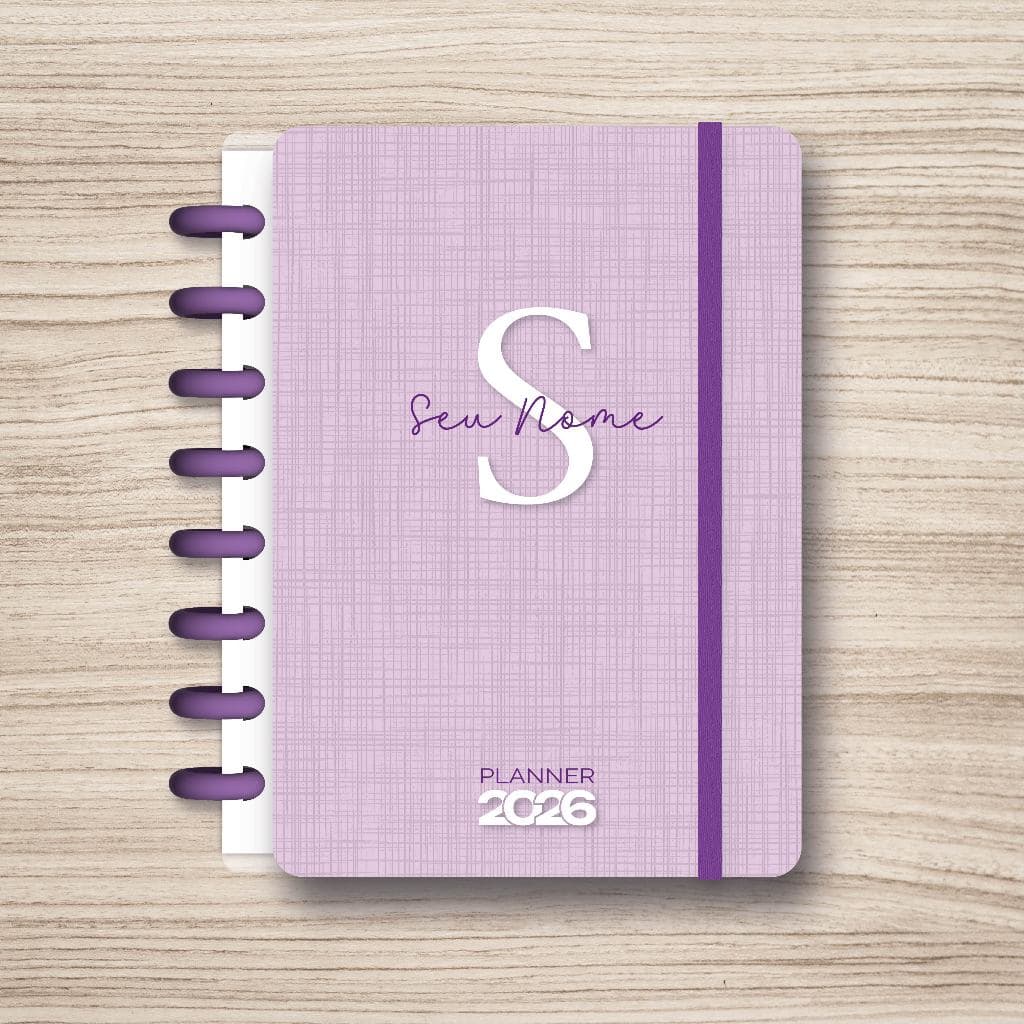 Planner 2026 com sistema de Discos Inteligente