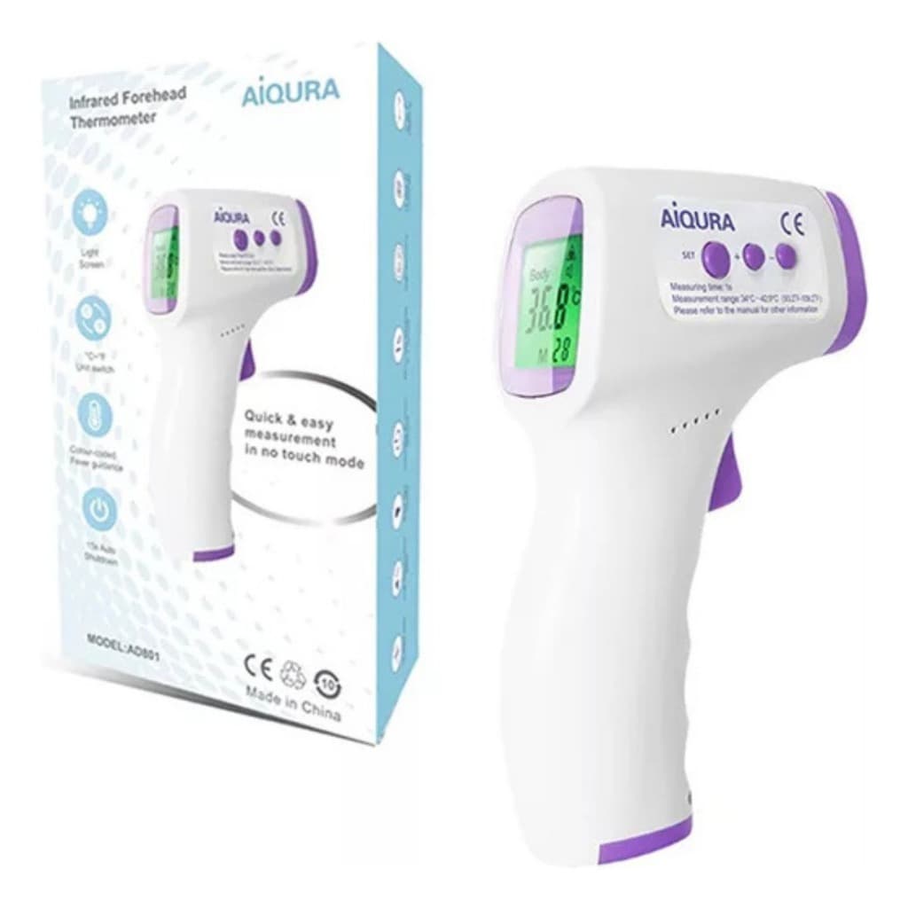 Termômetro Laser Digital Infravermelho - Adulto e Infantil Temperatura Corporal