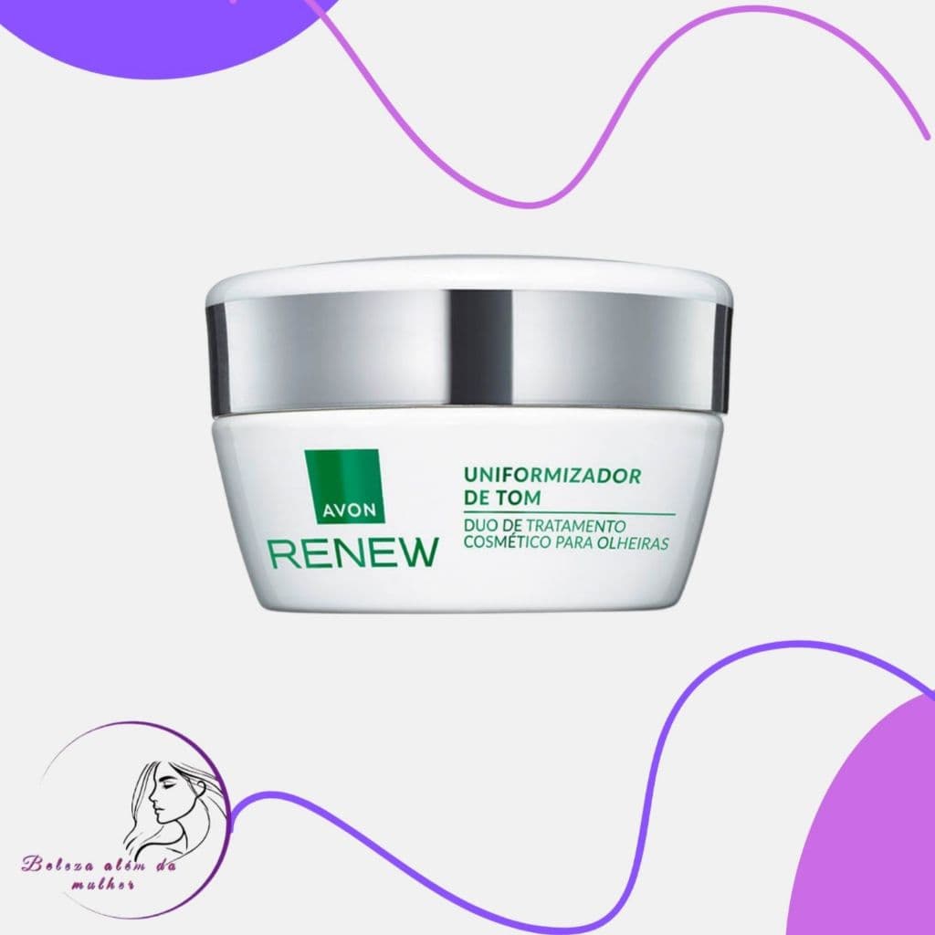 Renew Uniformizador de tom - Duo de Tratamento para Olhos Gel + Creme – Clareia, Firma e Hidrata 20g