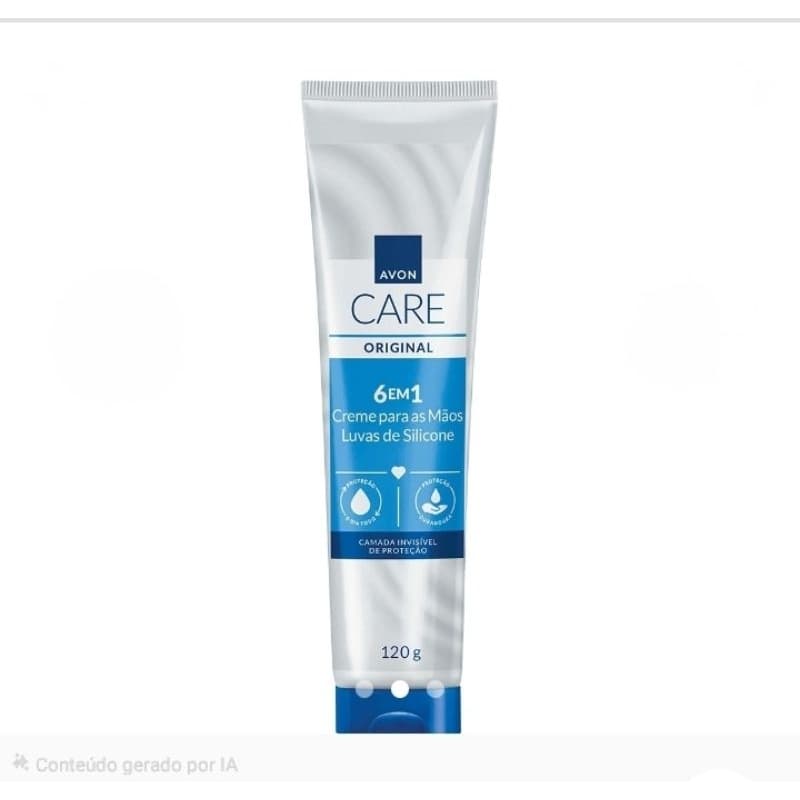 Creme Protetor para as Mãos Luvas de Silicone Avon Care