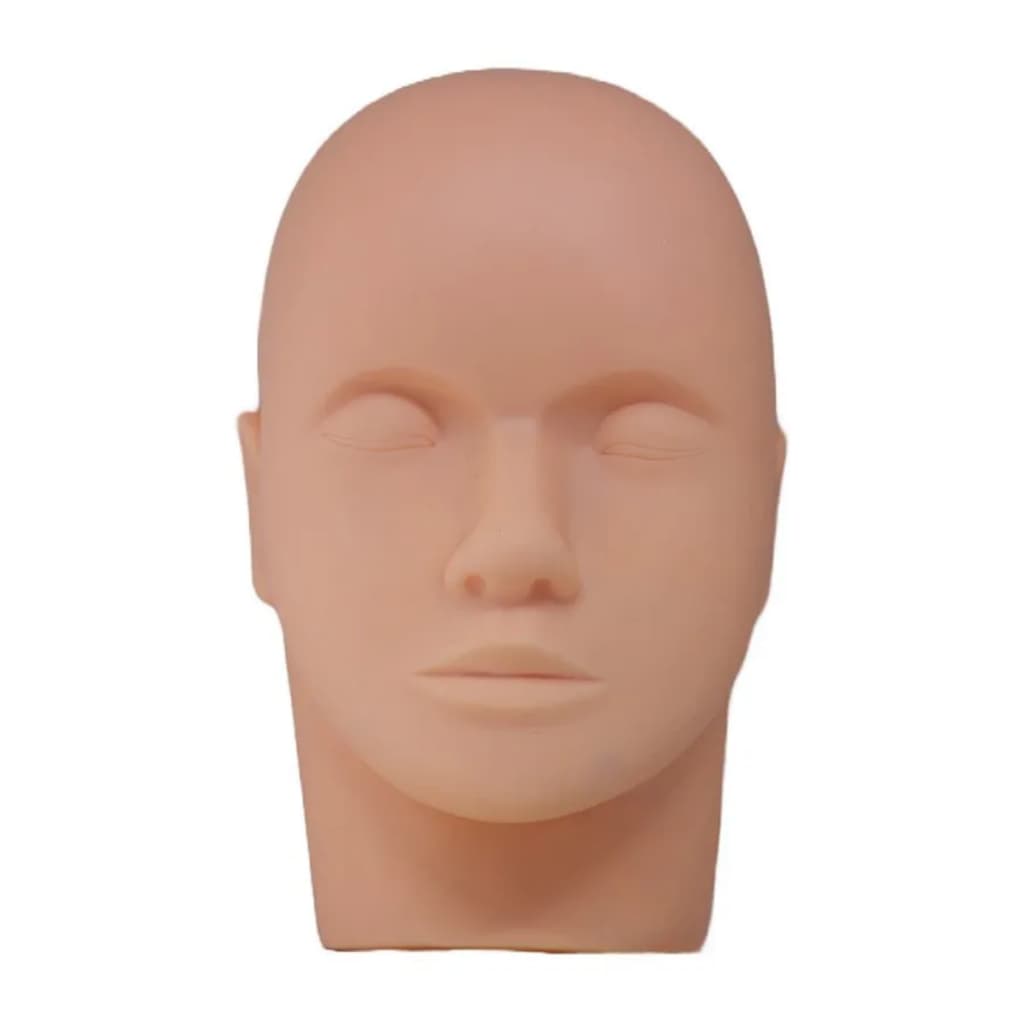 Cabeça De Treino Para Micropigmentação De Cílios E Maquiagem Extensão Fio