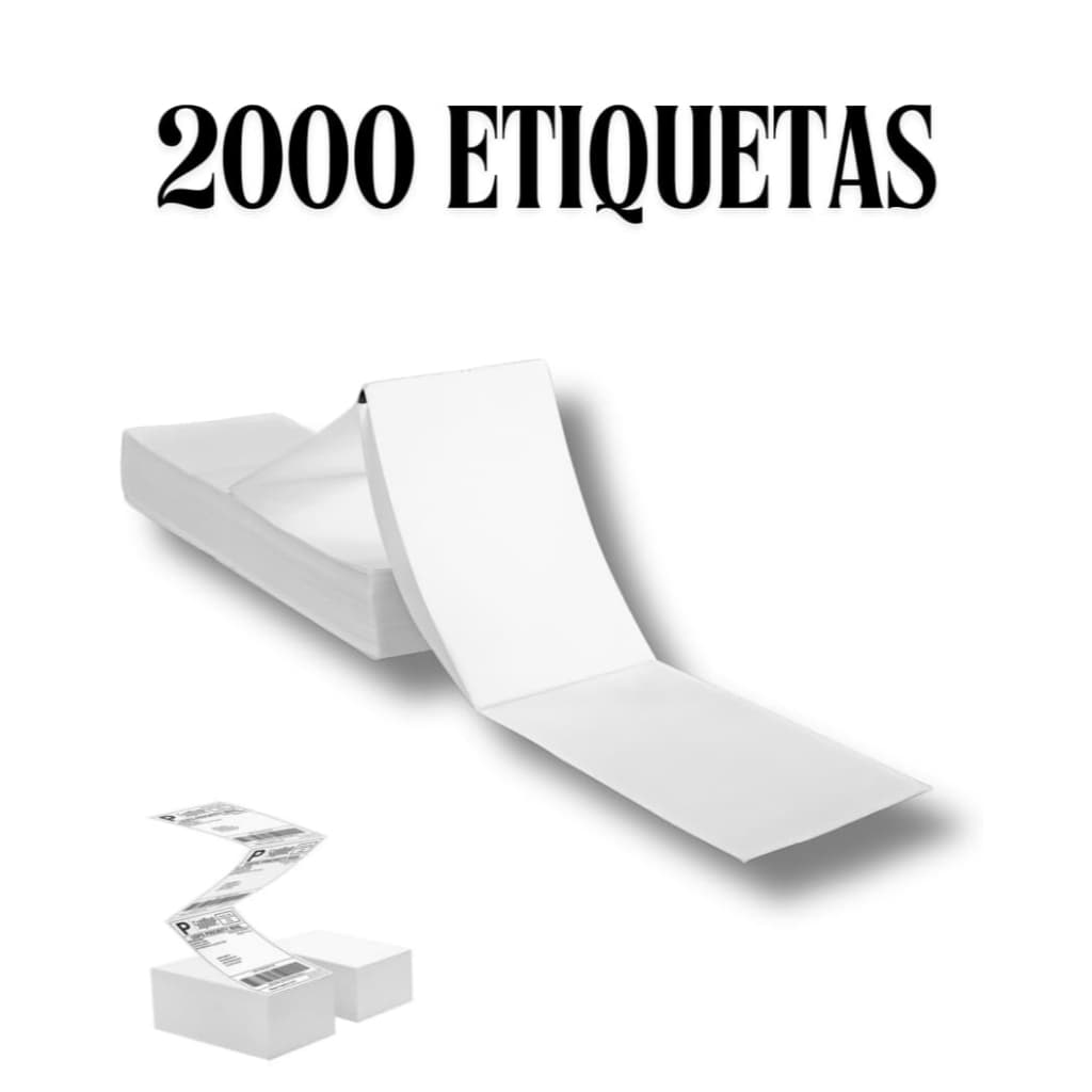 2000 Etiqueta Térmica Papel Adesivo 10x15CM Papel Térmico e Papel de impressao