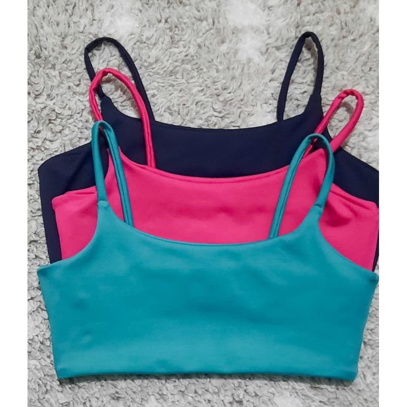 top duplo sem bojo fitness suplex premium exercicios,corridas,dia a dia