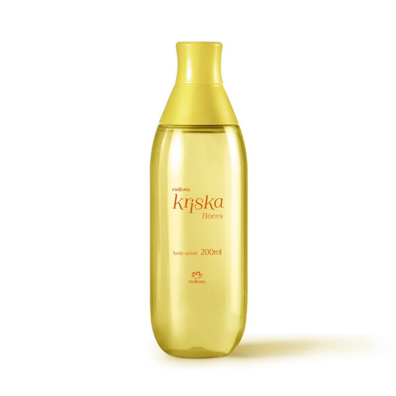 Body Splash Desodorante Colônia Feminino Kriska Flores 200 ml Natura Original