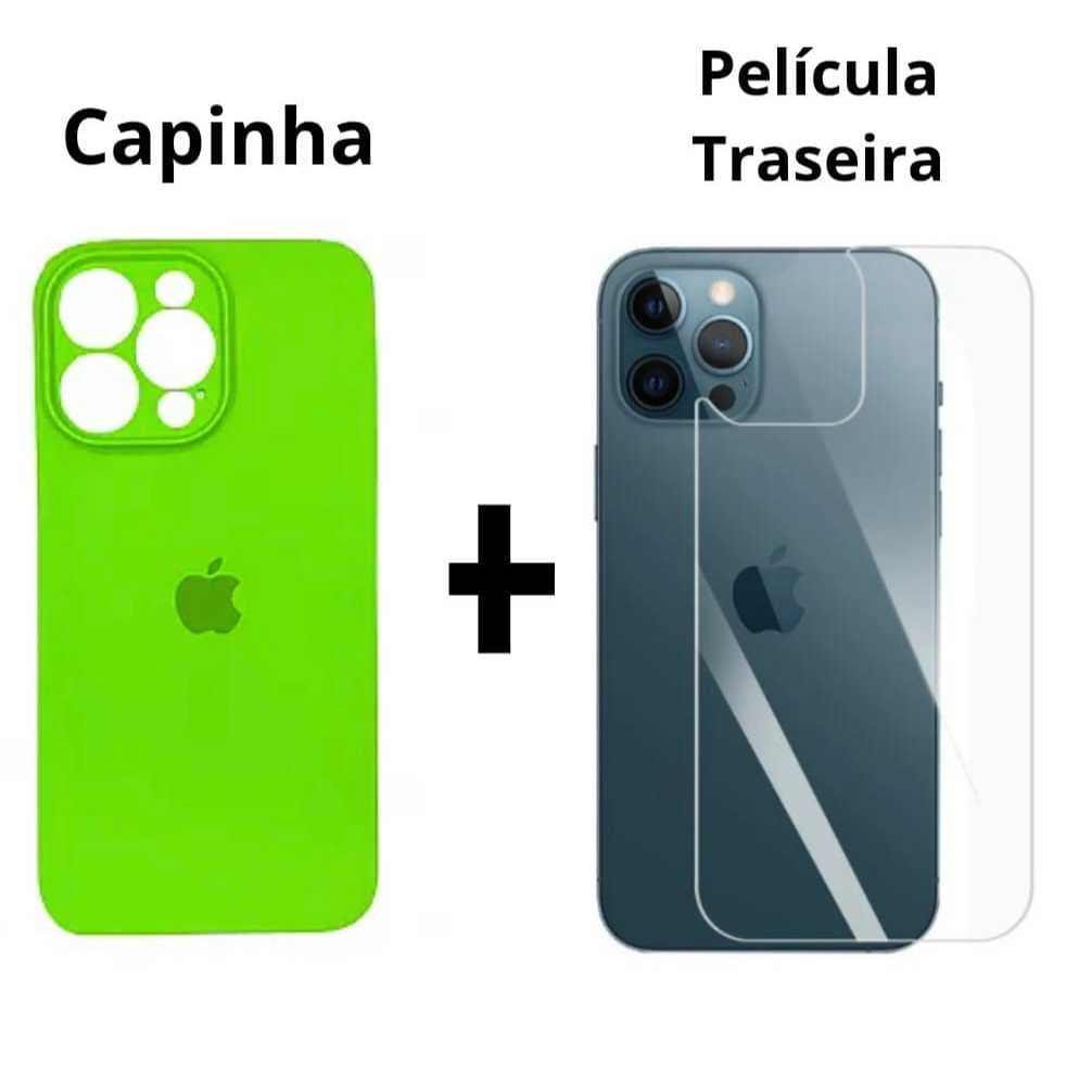 Capinha Caser mais Película Traseira, Película Traseira, Capinha, caser