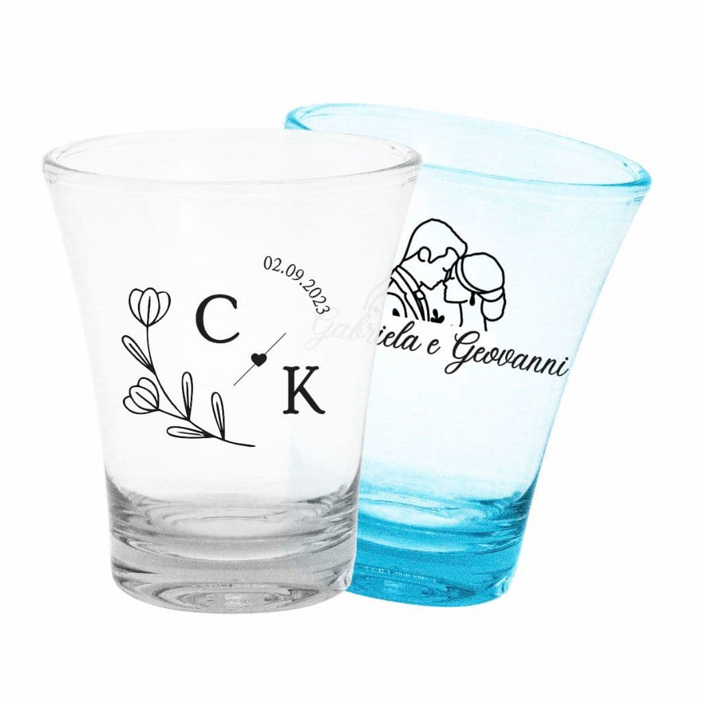 Kit 30 Copos Dose 50ml Acrílico Personalizados - Aloha