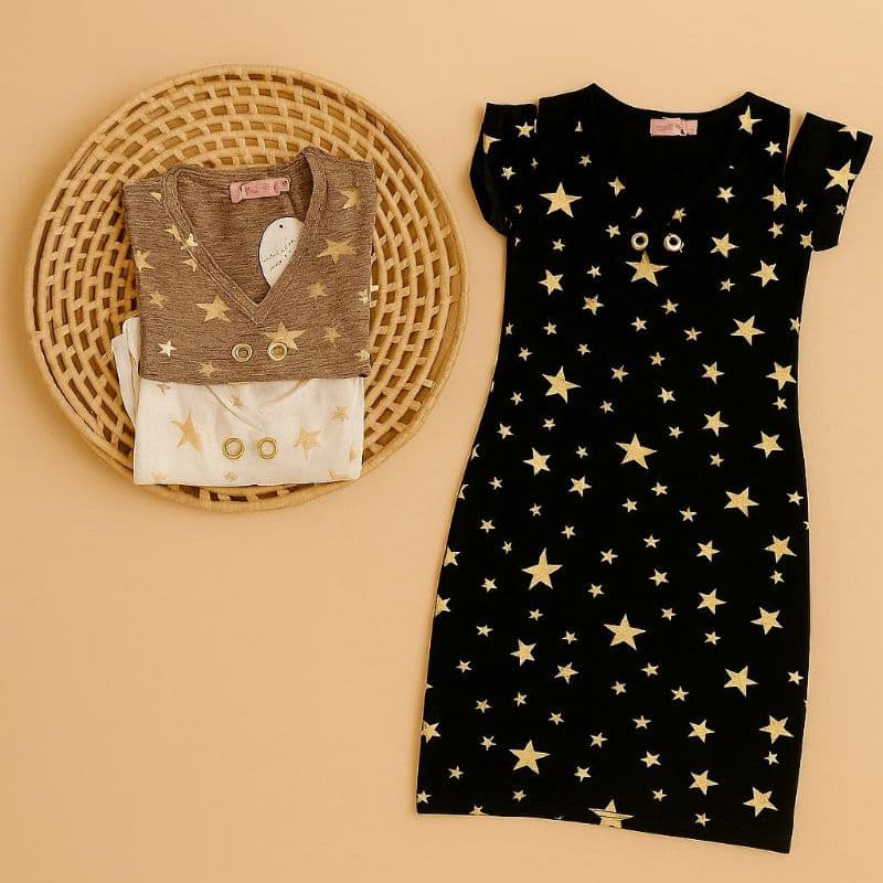 Vestido Estrela Fantasia Infantil ou Juvenil