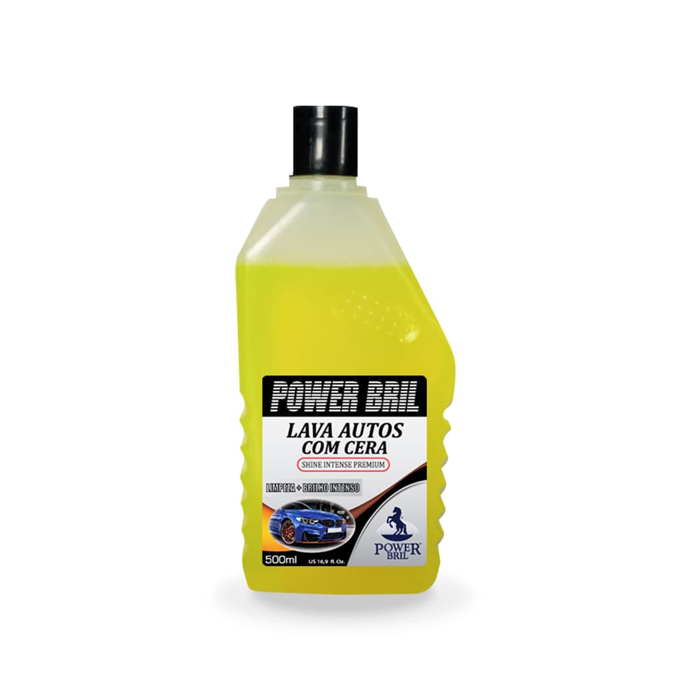 Shampoo Com Cera Automotivo Power Bril 500ml - Brilho Intenso