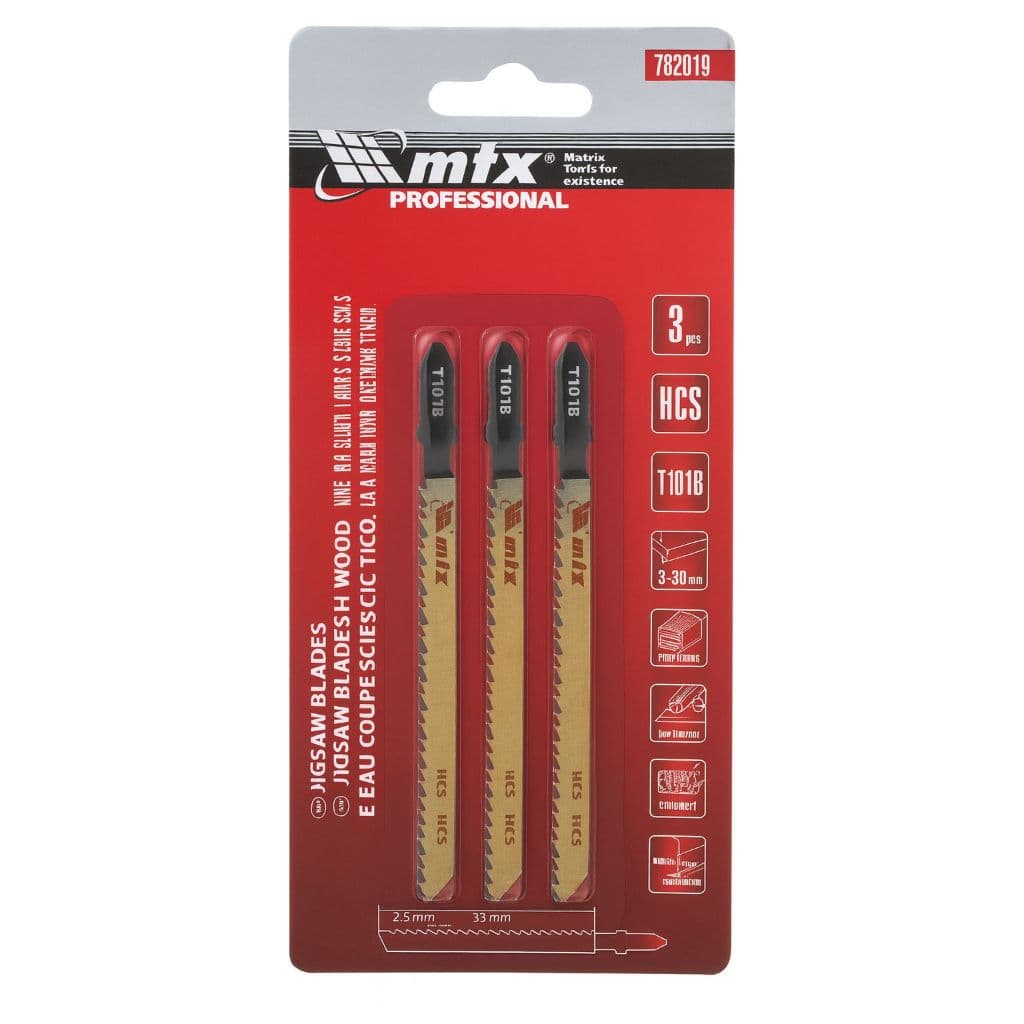 LAMINA PARA SERRA TICO-TICO 75X2,5mm MTX T101B