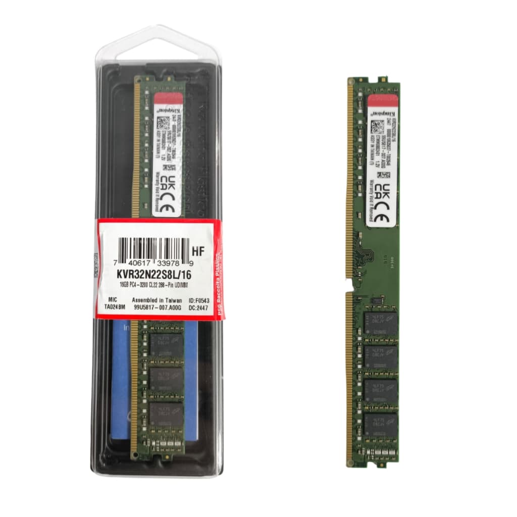 Memória Ddr4 16gb 3200Mhz 1,2v Kingston - KVR32N22S8L/16
