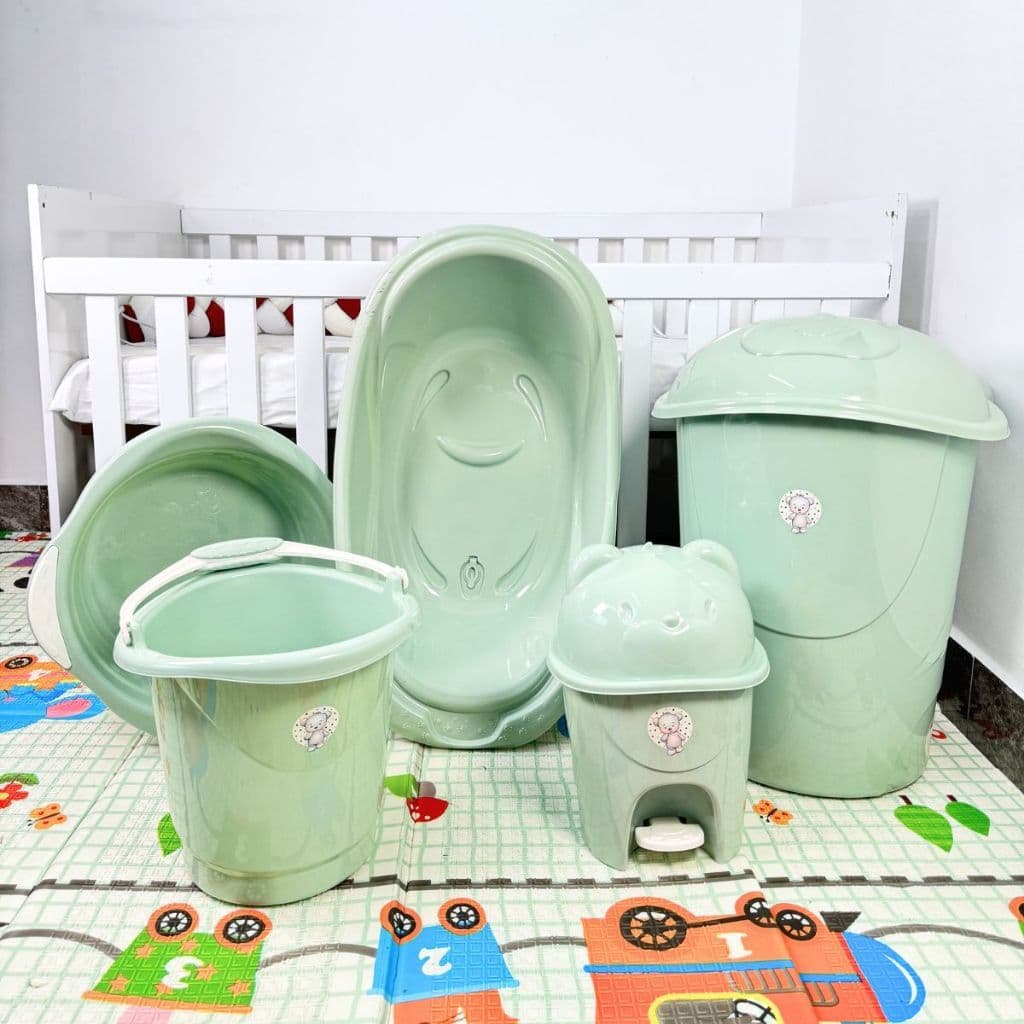 Banho e Quarto do Bebê – PRODUTOS INDIVIDUAIS: Escolha 1 Item entre Cesto, Lixeira, Banheira, Balde ou Bacia