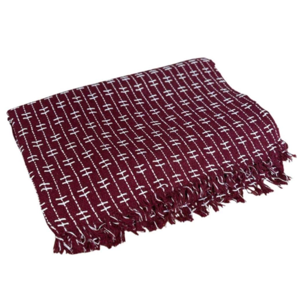 Manta Decorativa Tijolinho Luxuosa 2,40x1,80m – Ideal para Sofá Grande e Ambientes Modernos