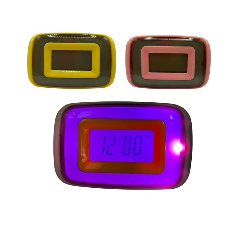 Despertador Digital de Mesa com Visor LCD Mais Luz Led – Compacto e Moderno