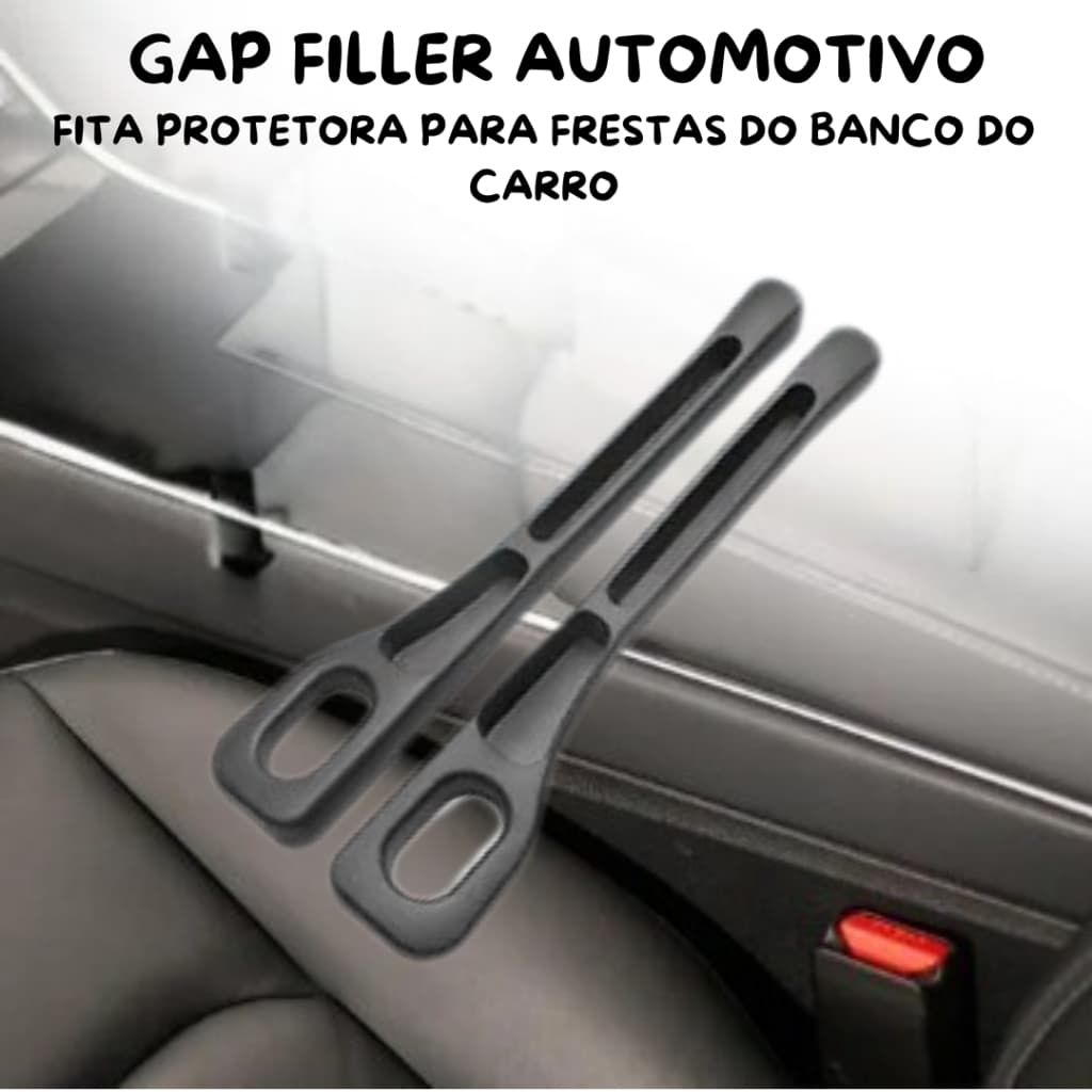 Gap Fille Fita Protetora Frestas do Banco do Carro – Armazenamento com Estilo e Praticidade