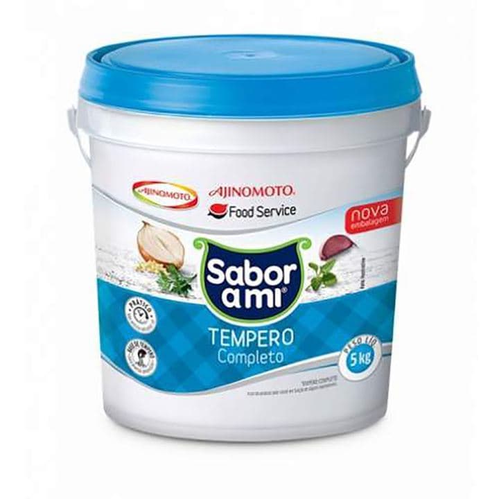 Tempero Completo Sem Pimenta Sabor A Mi Balde De 5 Kg - Ajinomoto Food Service
