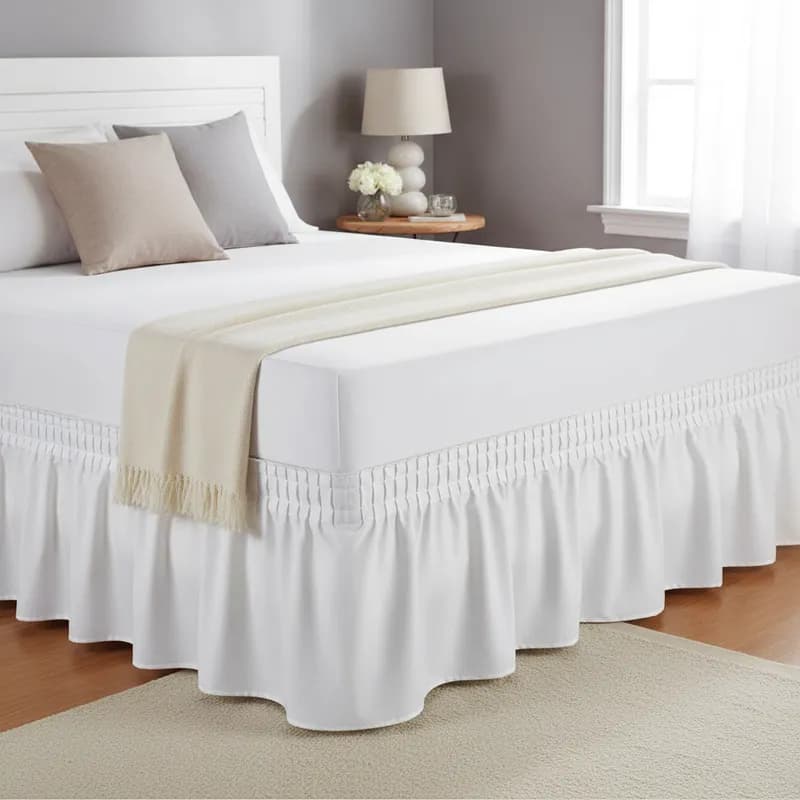 Saia Box Ajustável para Cama Padrão, Queen e King – Microfibra 170 Fios