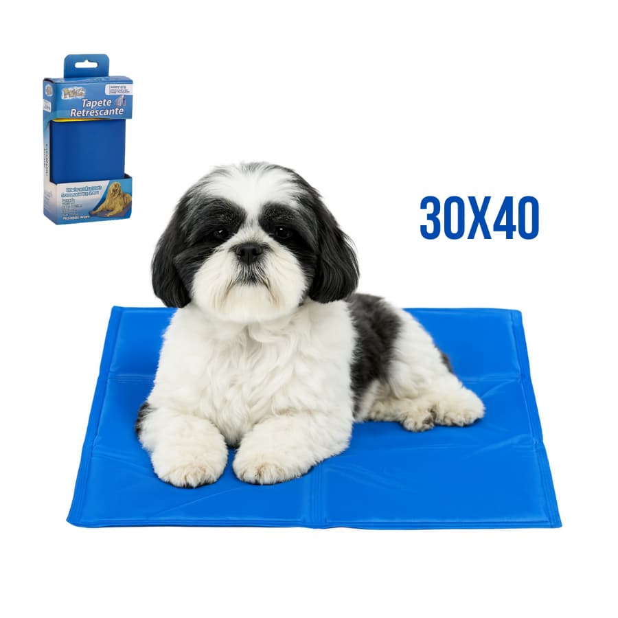 Tapete Refrescante Gelado 30cm X 40cm Para Cachorro Gato Cão