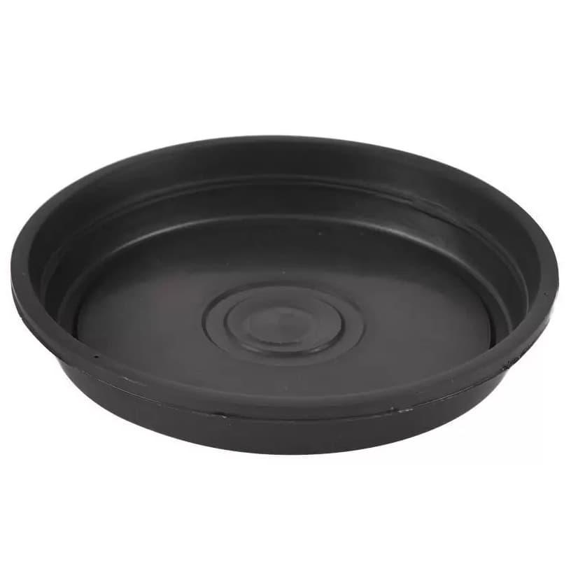 Prato Para Vaso 14Cm Preto Goyama