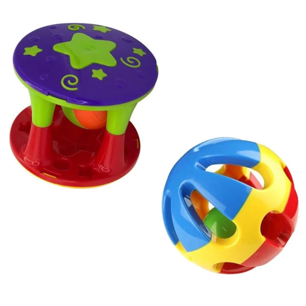 Kit para Bebê Bola Chocalho e Torre Chocalho JP Brink