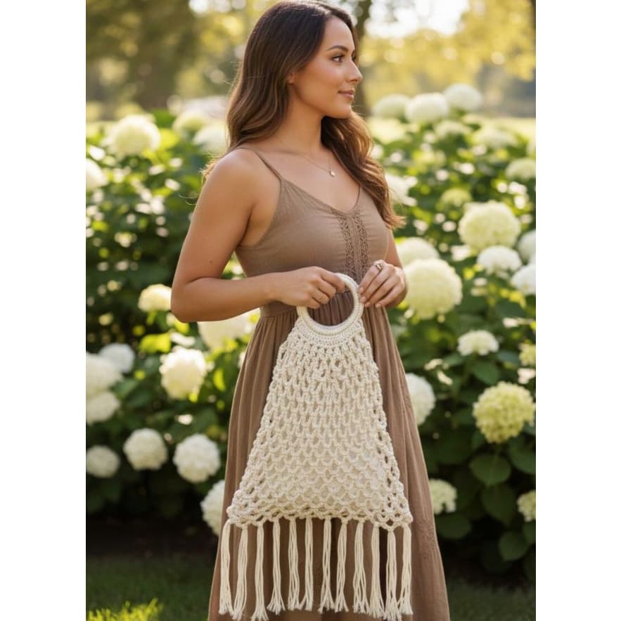 Bolsa Artesanal em Crochê