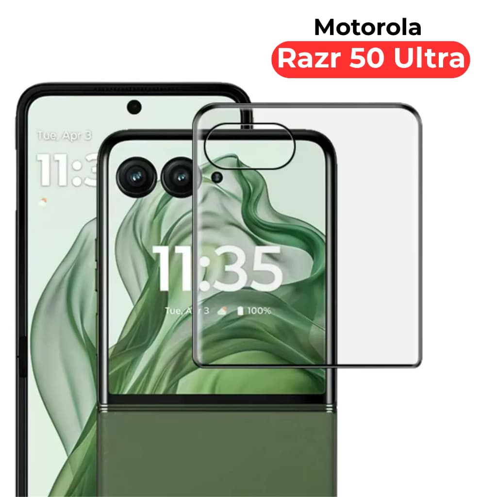 Película para Motorola Razr 50 Ultra Tela Traseira de Vidro