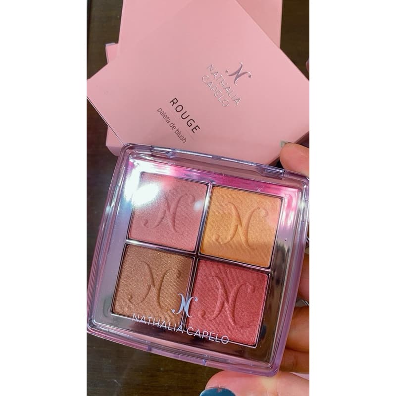 Nath Capelo Paleta blush paleta Rouge Nathalia  Capelo