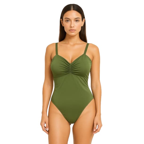 Maiô Bojo Preto Feminino De Alça Ajustável Praia Drapê