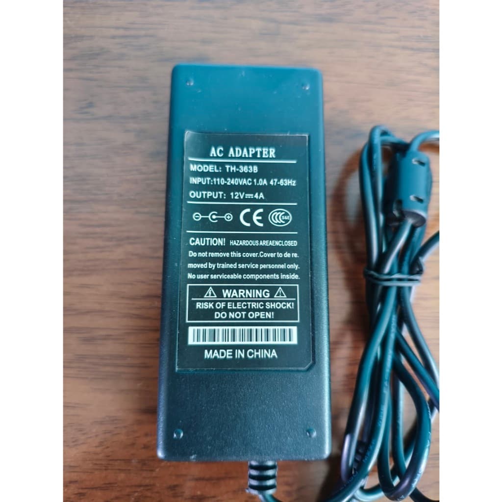 Fonte 12v 4A Modelo Th-363a Bivolt Az4 ( Mod 22 ) ( Usado )