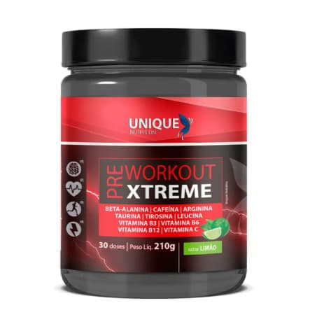 Pre Workout xtreme 210g - Unique Nutrition