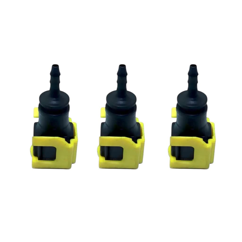 Quick Conector Filtro Combustível  Univalvula Kit C/ 3 Unida