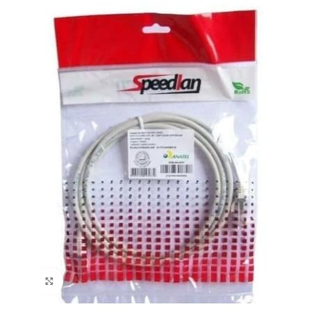 CABO DE REDE SPEEDLAN 2M BRANCO CAT-5E ( Mod 25 )