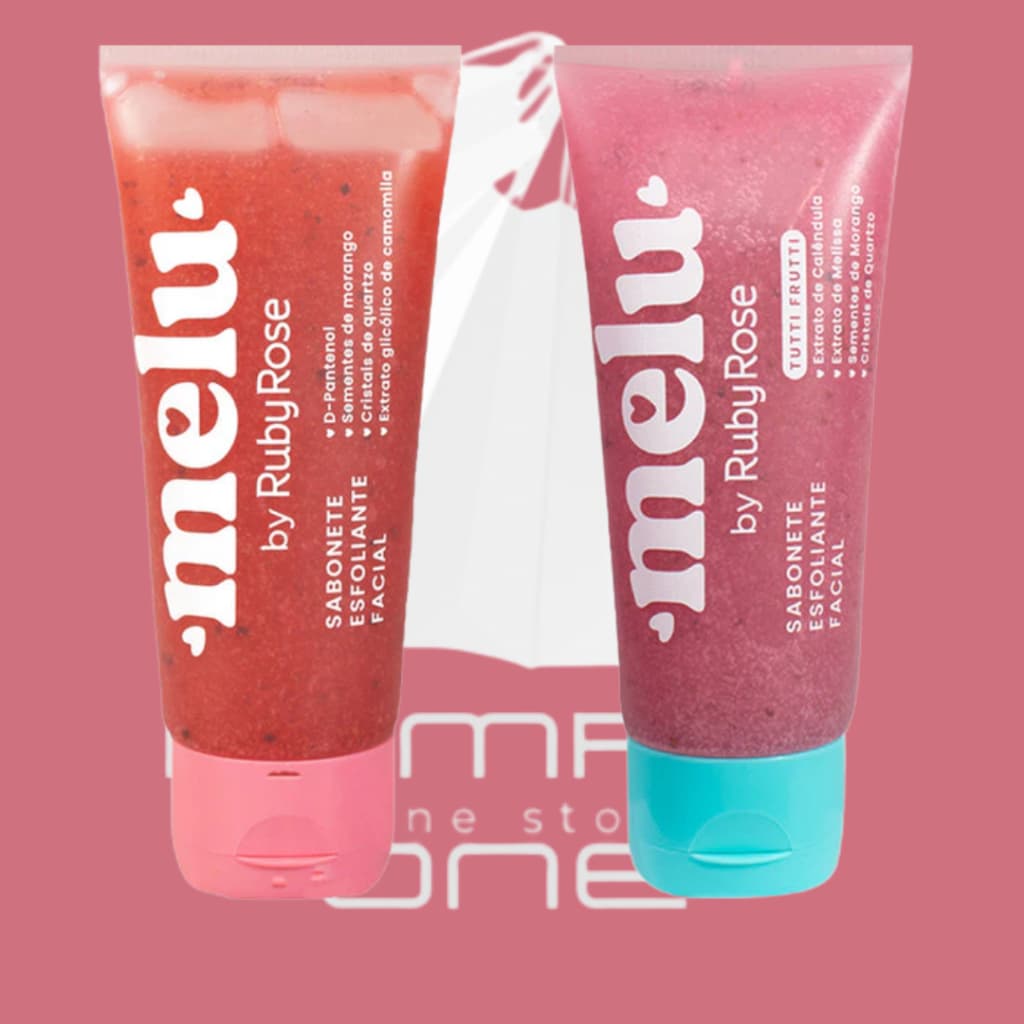 Sabonete Esfoliante Facial Ruby Rose Melu