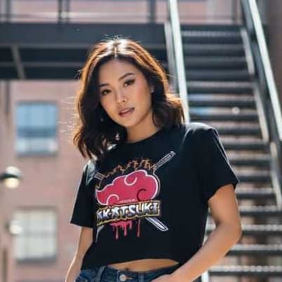 Cropped Camiseta Camisa Naruto Akatsuki Anime Nuvem Mangá
