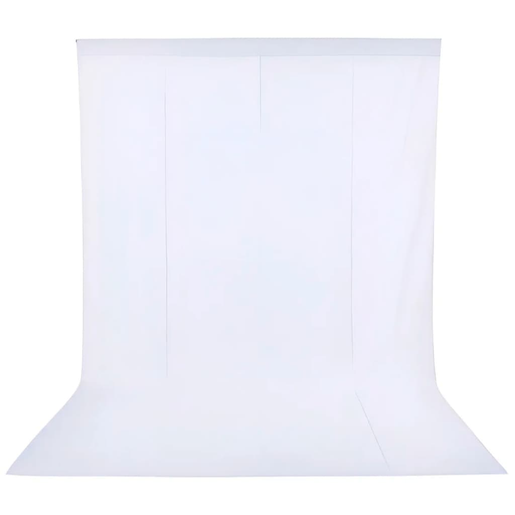 Tecido Fundo Branco Muslin 3x5m para Estúdio de Gravação de Vídeos Tiktok Youtube