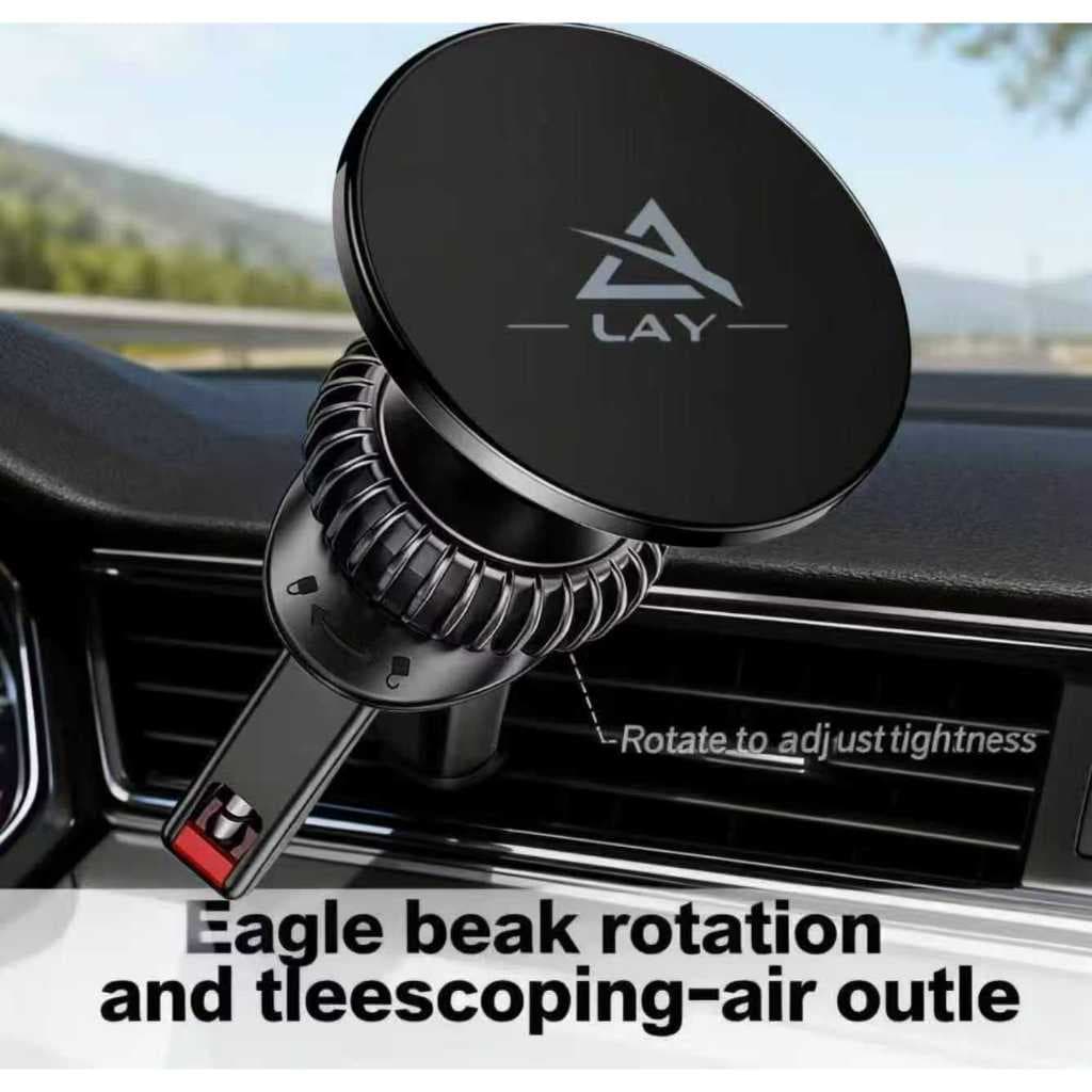 Suporte Celular Smartphone Carro Veicular Automotivo  Grade Ar Condicionado Magnético Com Imã LAY-29