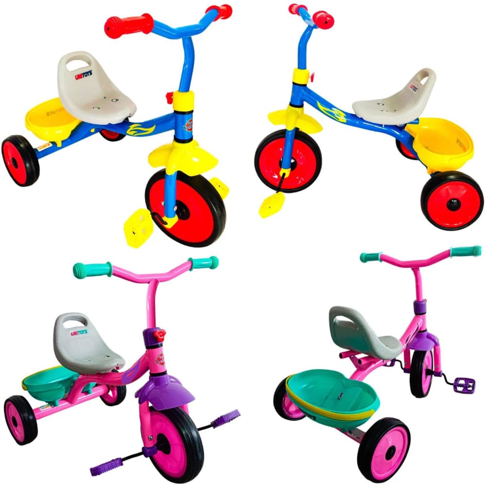 Triciclo Infantil Menino Menina Velotrol de Passeio Crianças Resistente Até 30KG